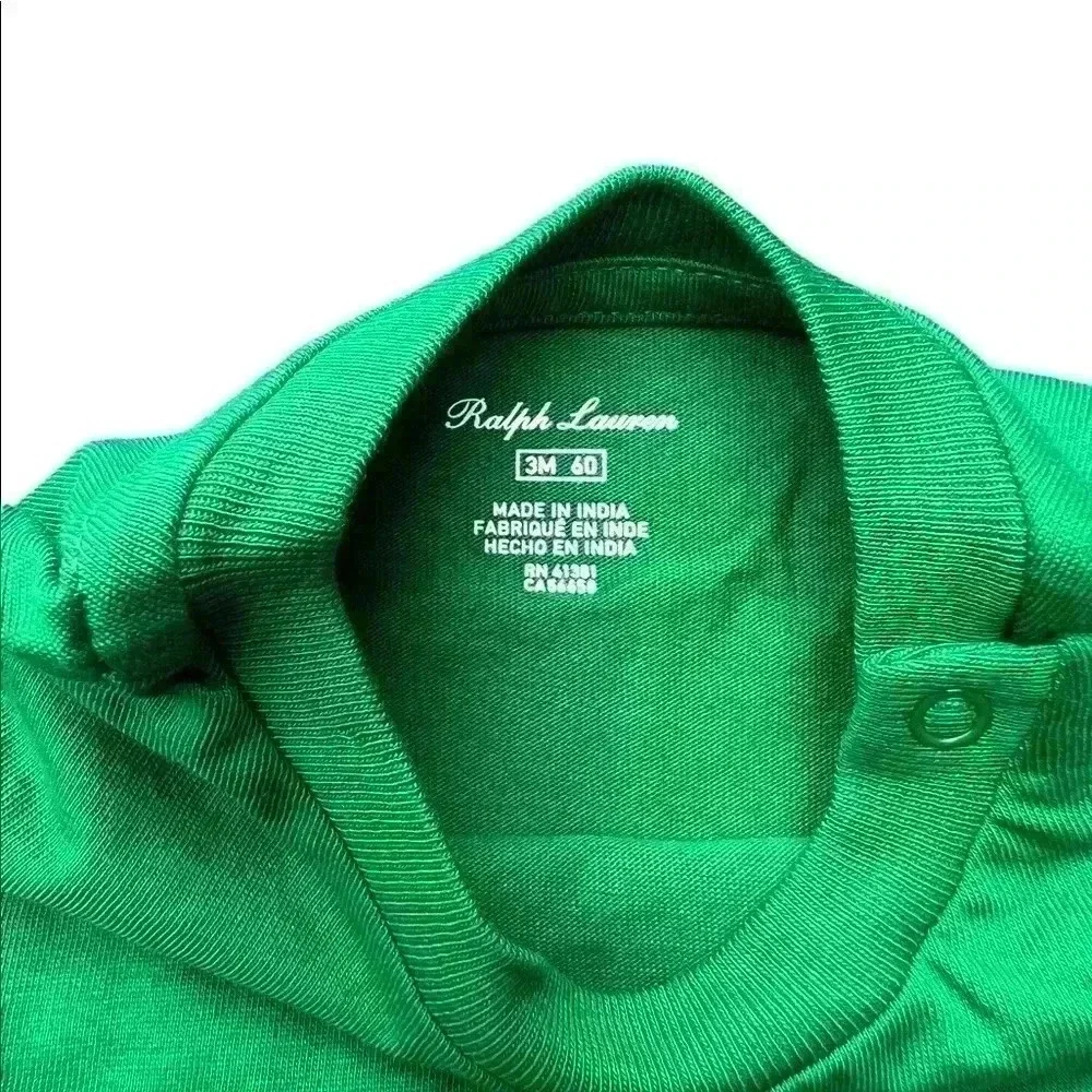 Ralph Lauren Boys Cotton Jersey Crewneck INFANT TEE BUNDLE •Size 3 month…